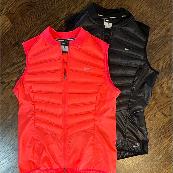 Nike Jackets & Blazers - NIKE RUNNING SZ LG lightweight VEST with zippered back pocket